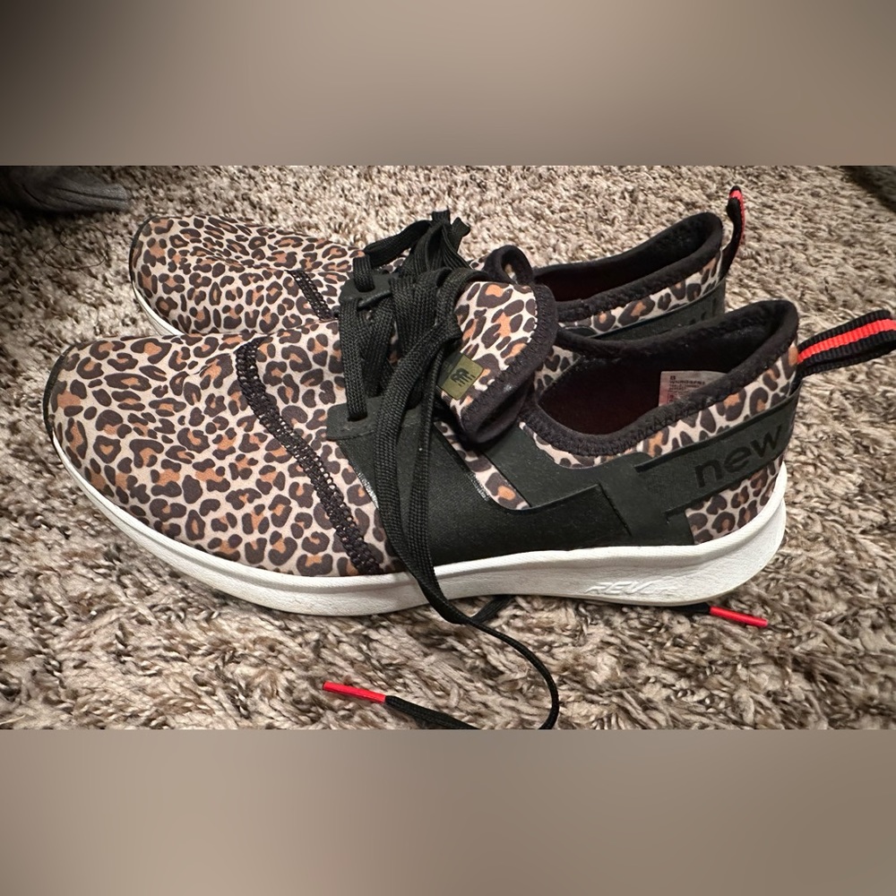 New Balance Nergize Sport V1 Womens Shoes Athletic Leopard Print